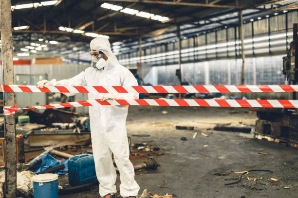 Professional Infectious Disease Decontamination technician working in Woody, CA